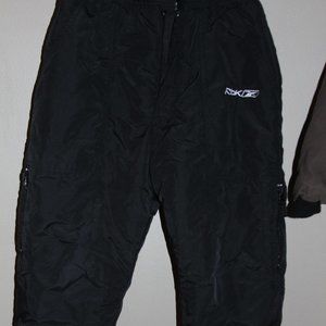 Boys Black RBK Ski Pants Size 8